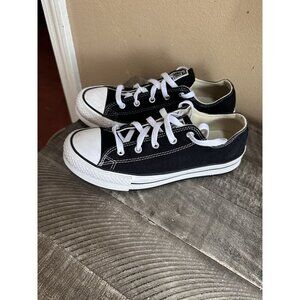 Converse Chuck Taylor All Star Lift Platform Low Top Shoes Black Kid's Size 5